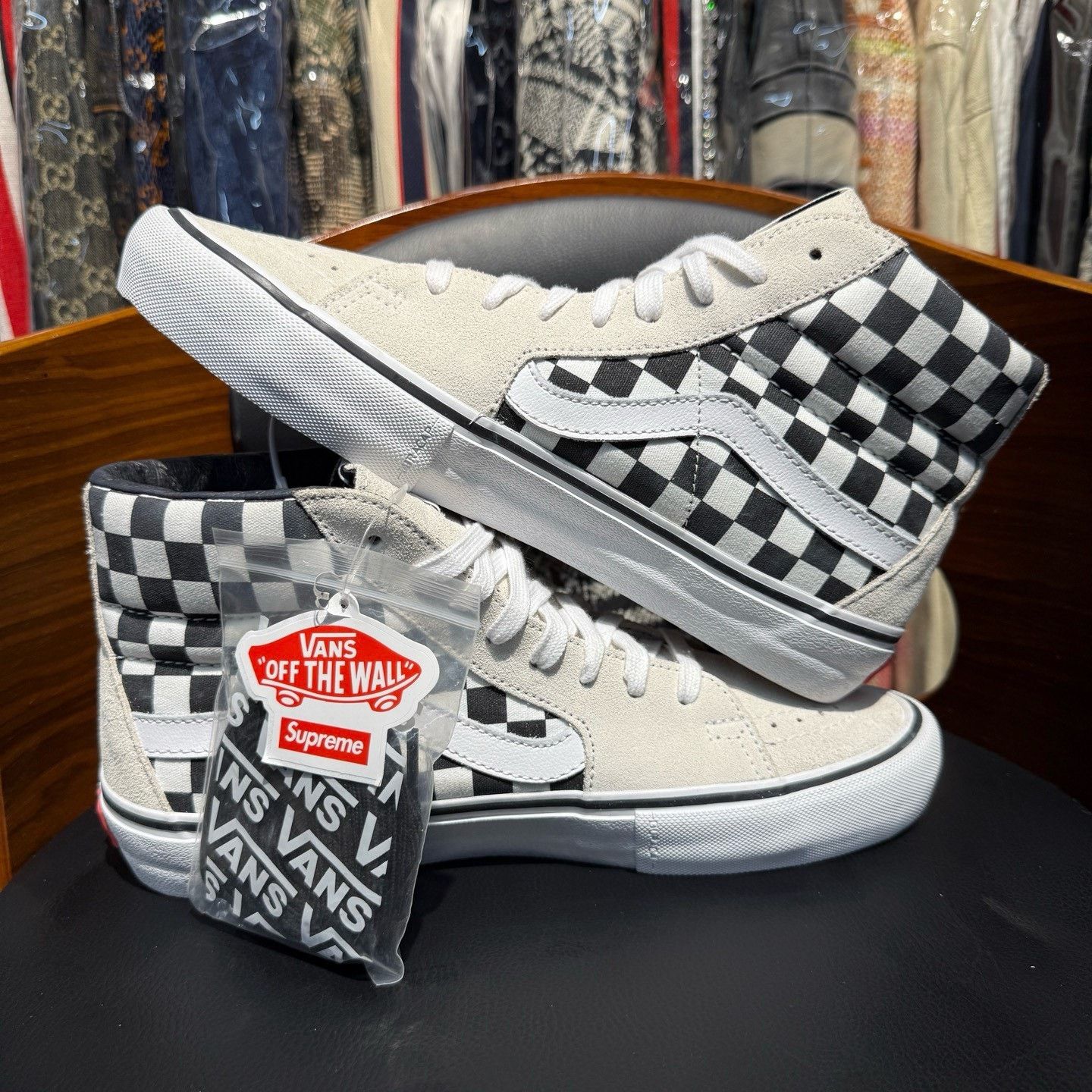 Vans Vans Collab White Hoodie 42 Men Size US M / EU 48-50 / 2 - 7 Thumbnail