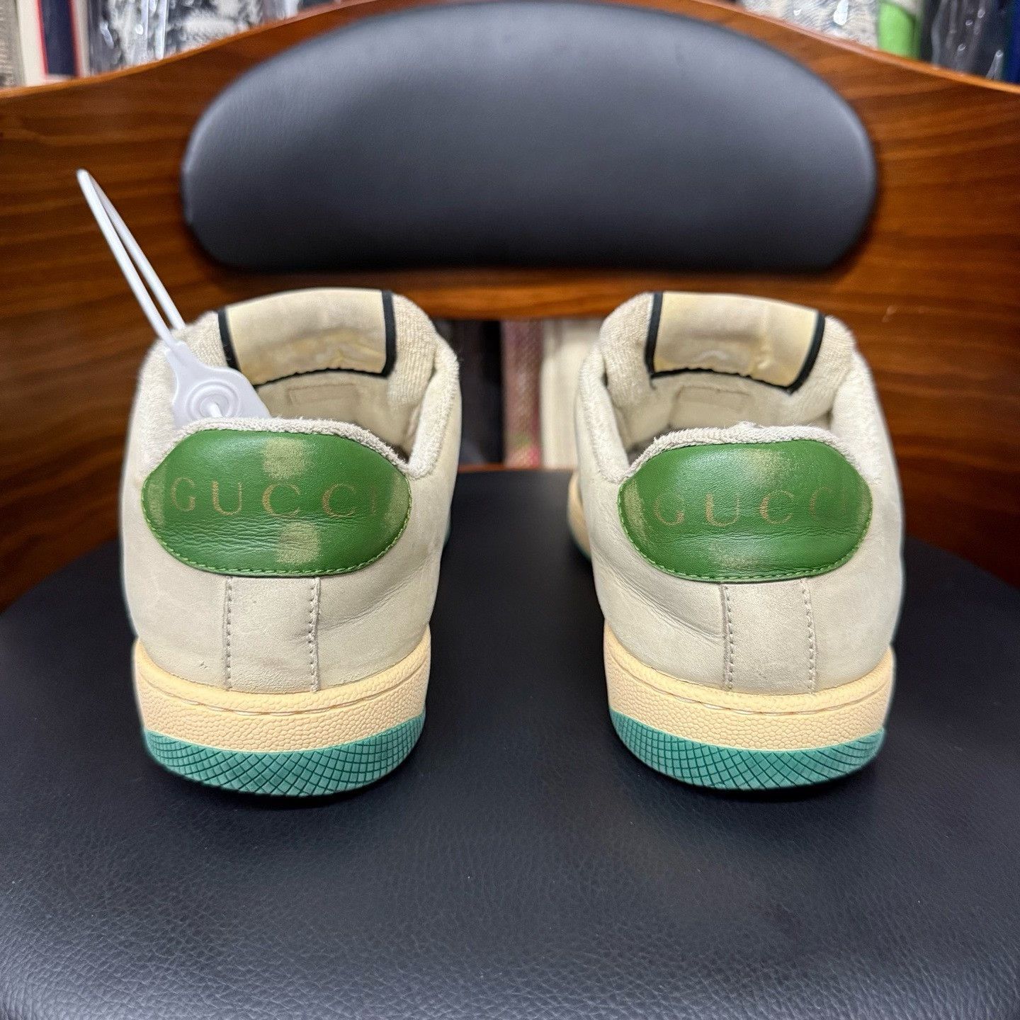 Gucci Gucci Green Lowtop Sneakers 37 Women Size US 6.5 / IT 36.5 - 3 Thumbnail