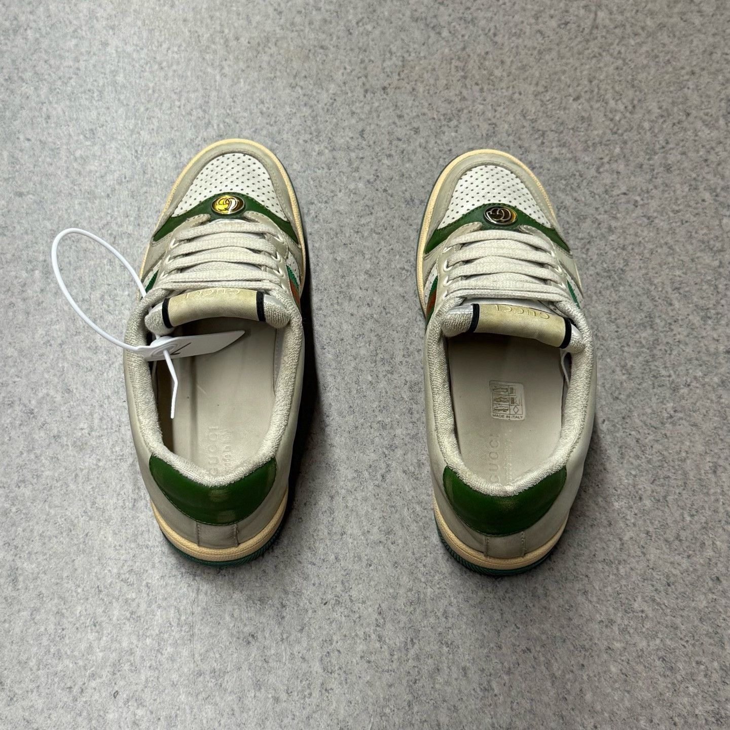 Gucci Gucci Green Lowtop Sneakers 37 Women Size US 6.5 / IT 36.5 - 8 Thumbnail