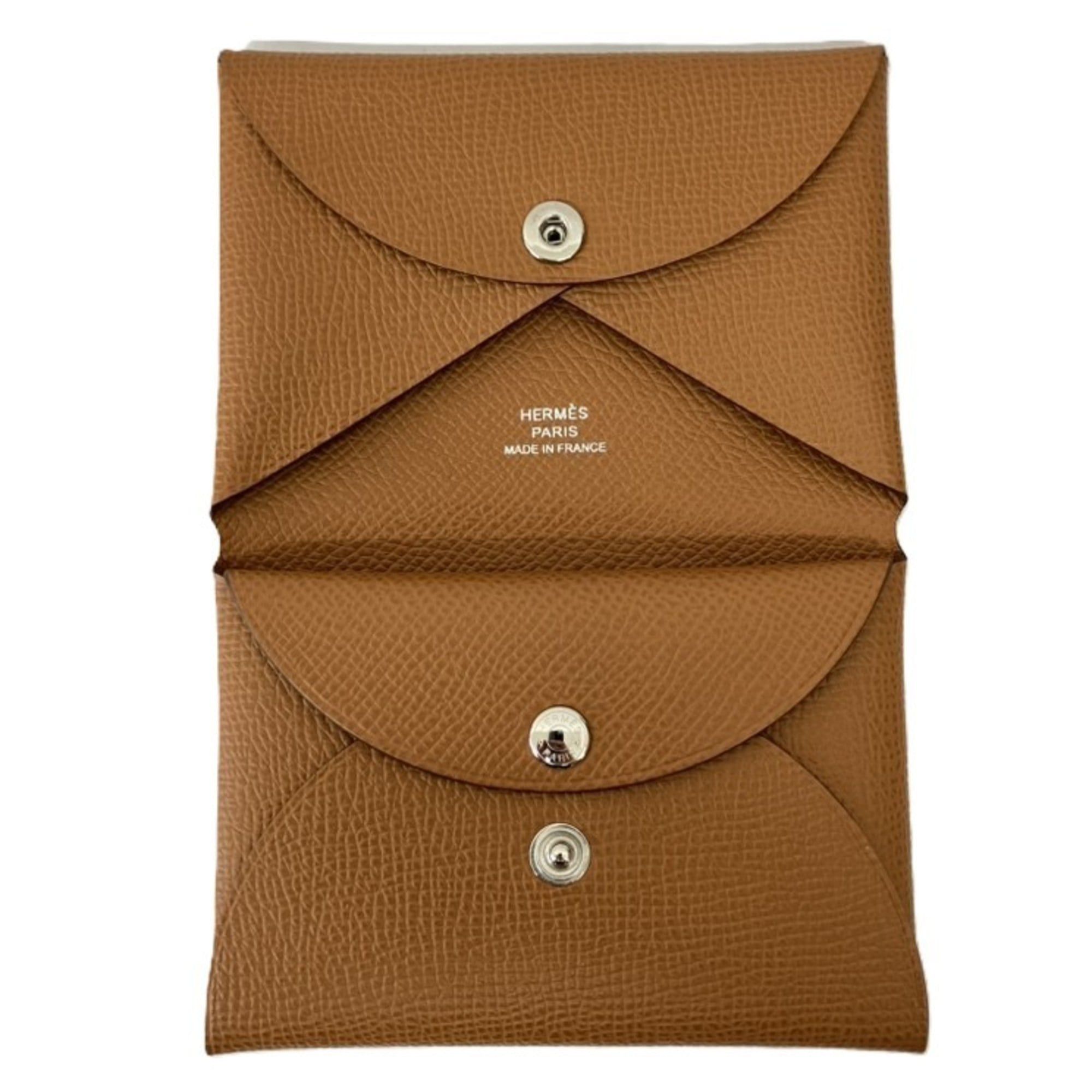 Hermes Hermes Calvi Duo Epson Gold U Stamp Brown Size ONE SIZE - 2 Thumbnail