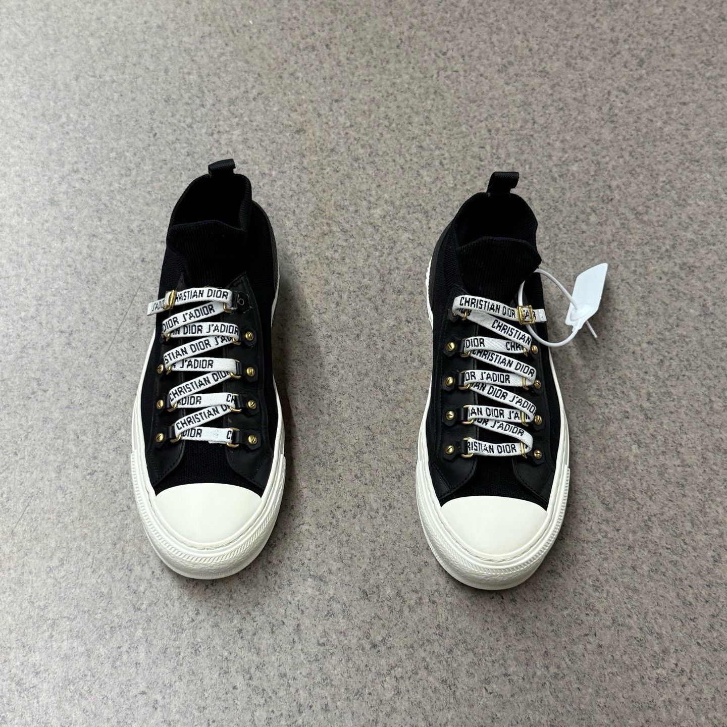 Dior Dior Black Lowtop Sneakers 38 Women Size US 7.5 / IT 37.5 - 5 Thumbnail