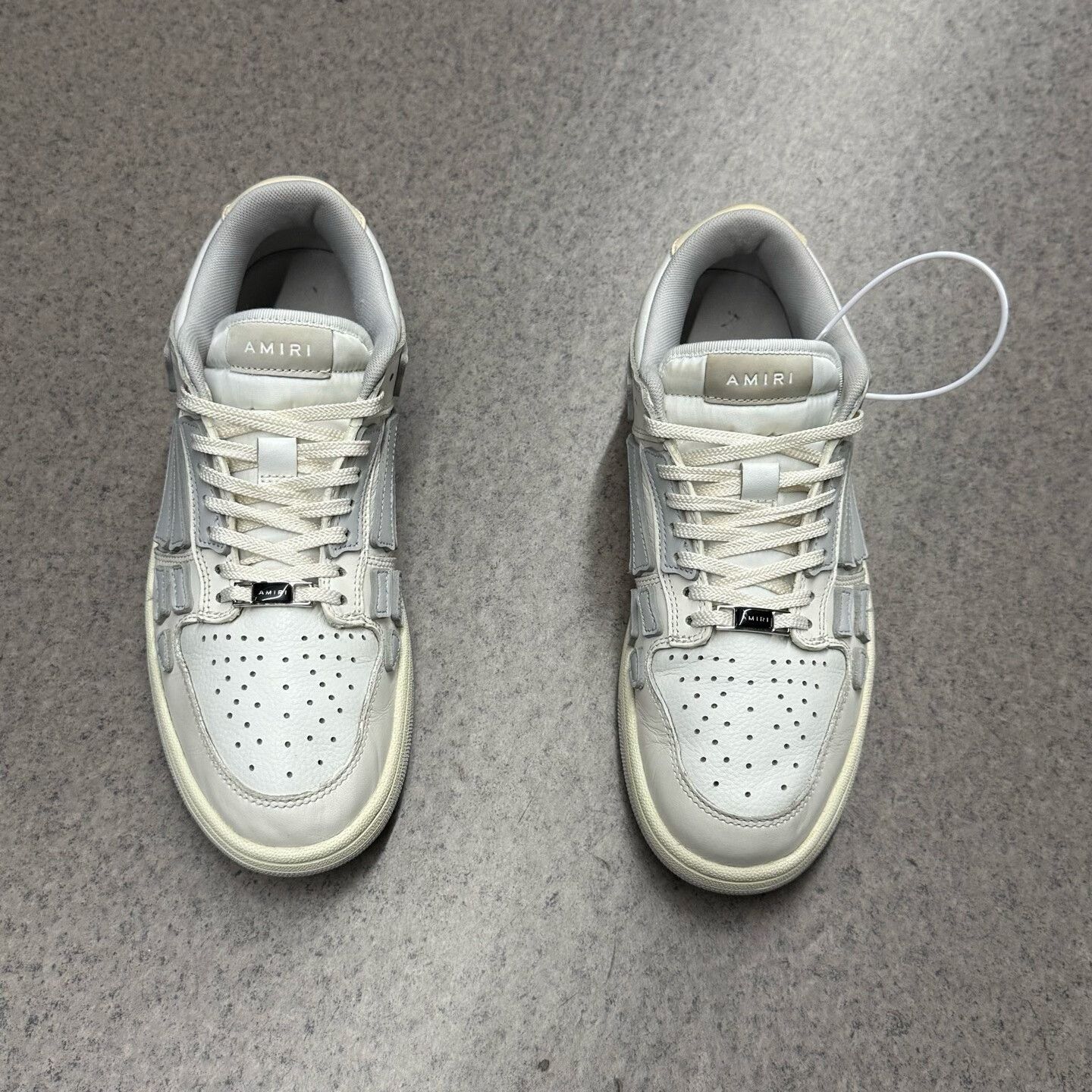 Amiri Amiri Distressed White Lowtop Sneakers 43 Men Size US 10 / EU 43 - 5 Thumbnail
