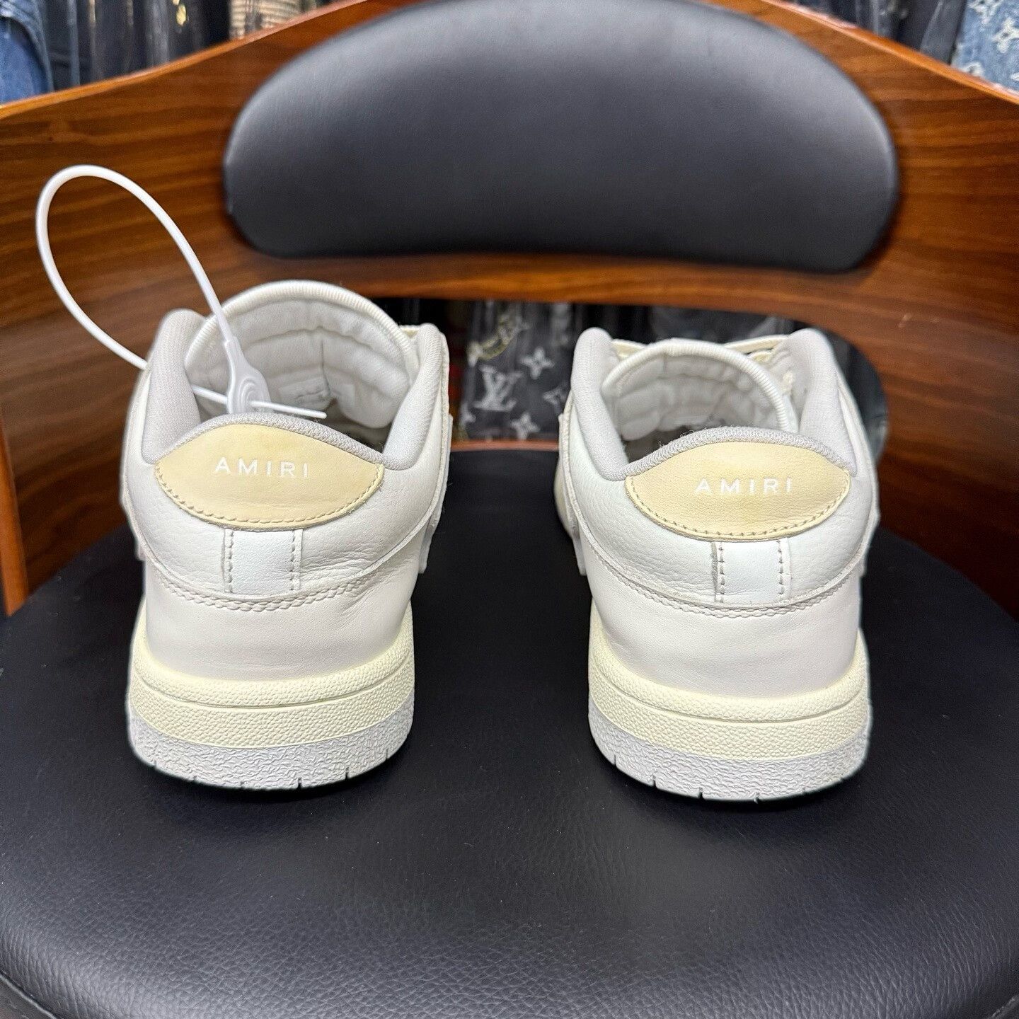 Amiri Amiri Distressed White Lowtop Sneakers 43 Men Size US 10 / EU 43 - 3 Thumbnail