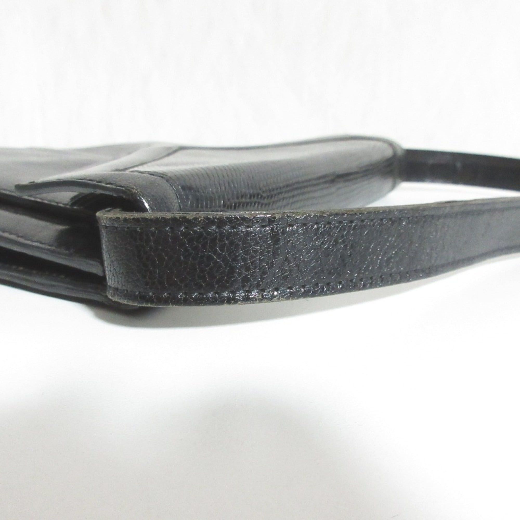Yves Saint Laurent Yves Saint Laurent leather handbag, black, for women. Size ONE SIZE - 11 Thumbnail