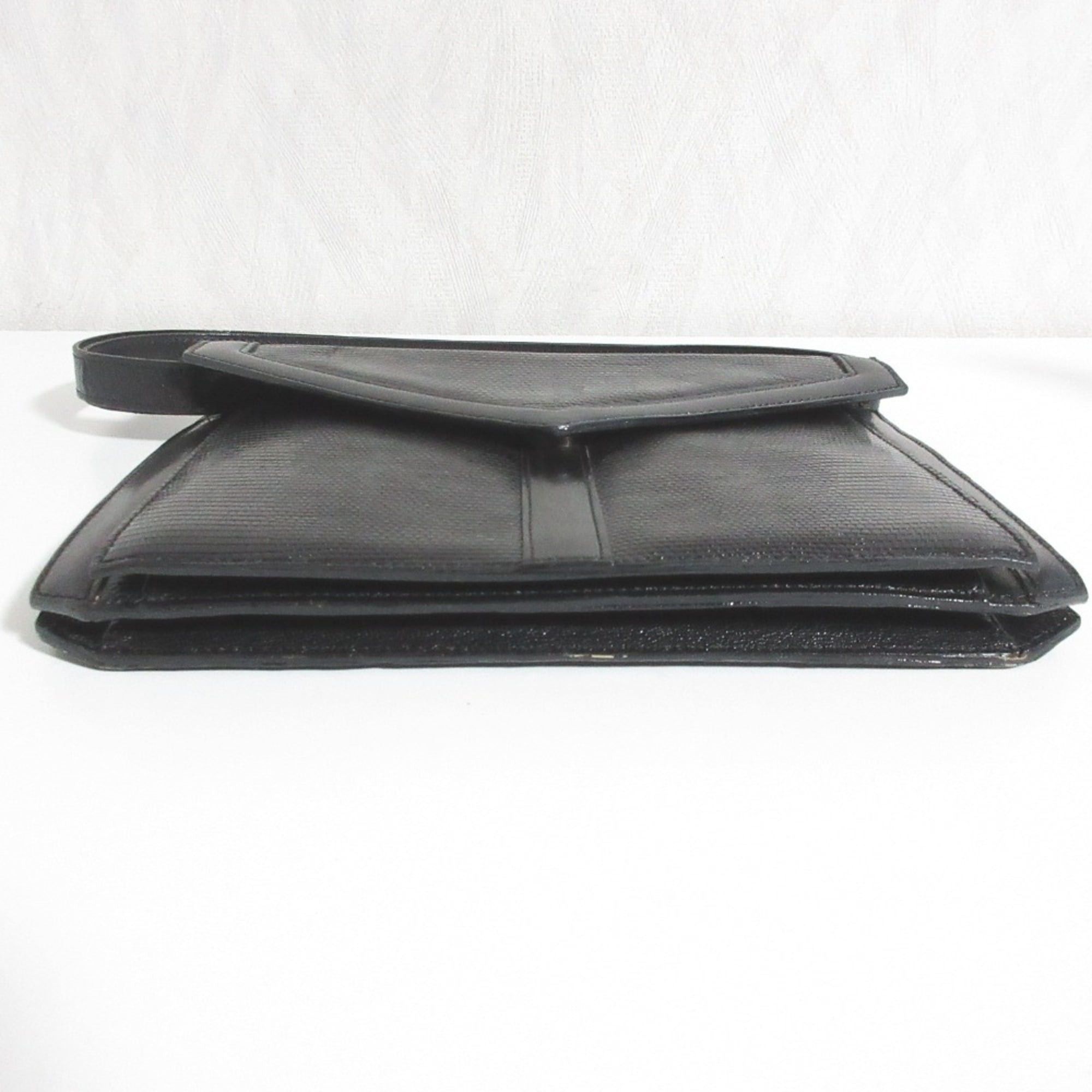 Yves Saint Laurent Yves Saint Laurent leather handbag, black, for women. Size ONE SIZE - 5 Thumbnail
