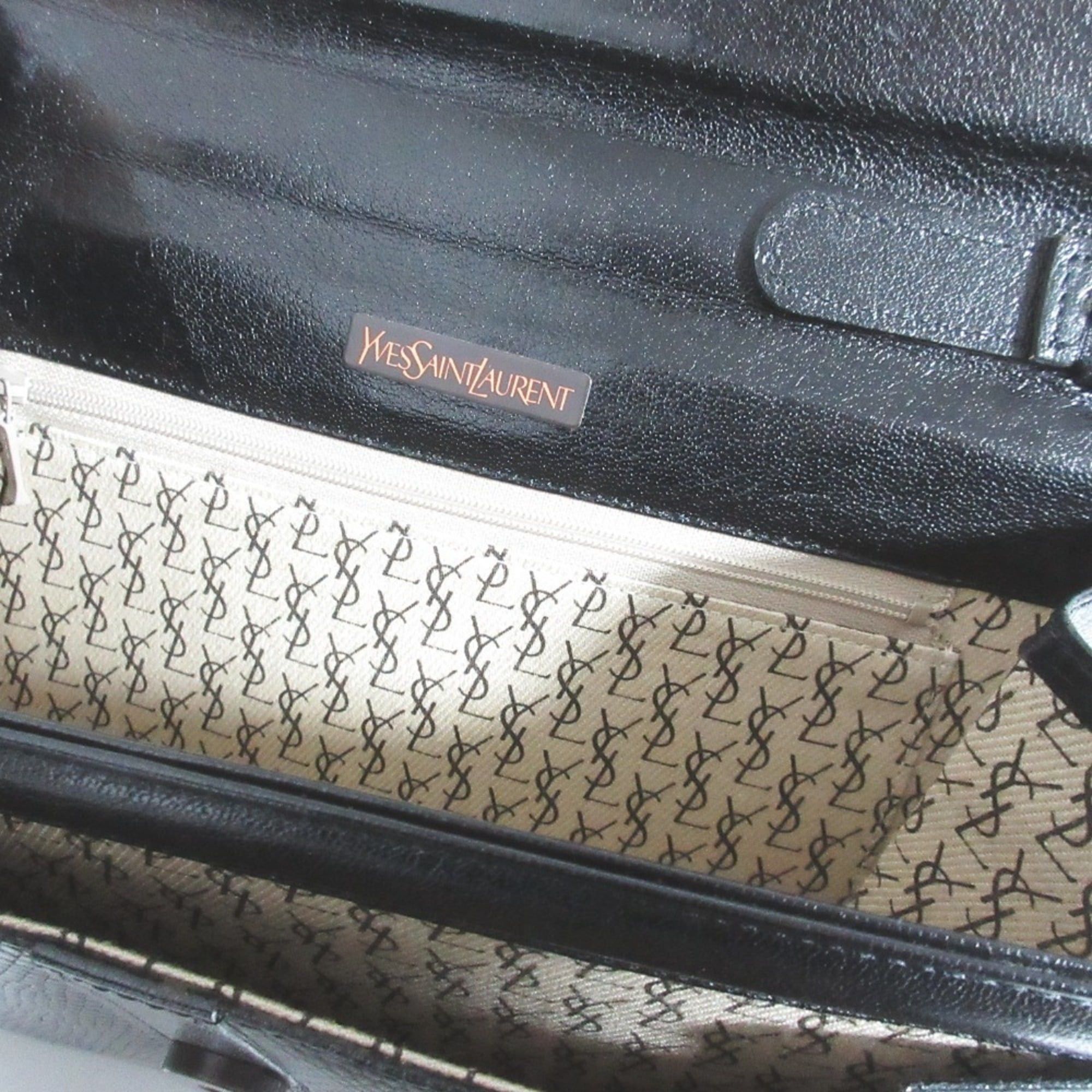 Yves Saint Laurent Yves Saint Laurent leather handbag, black, for women. Size ONE SIZE - 10 Thumbnail
