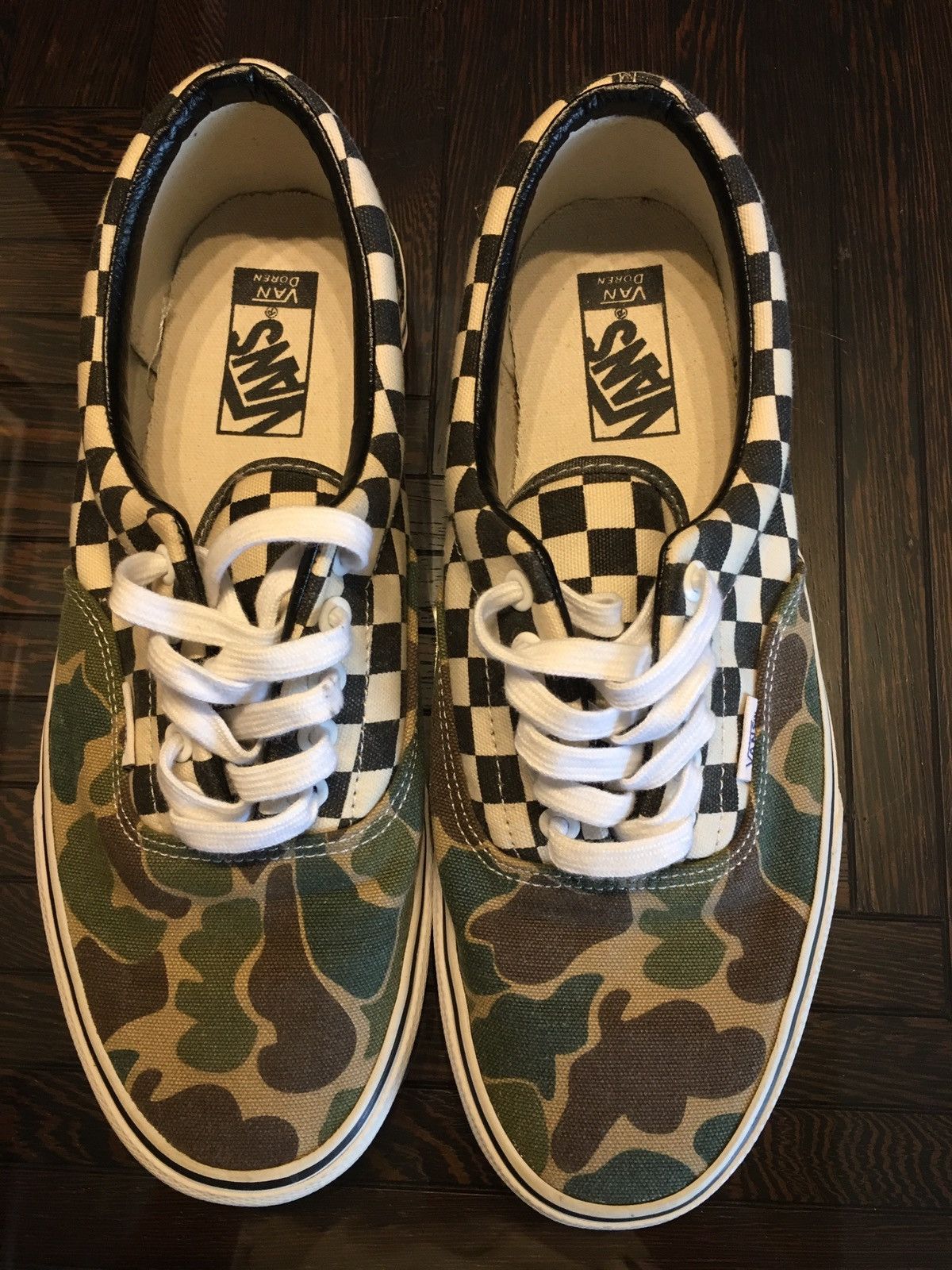 Vans Vans Doren Era Checkered Camo Spirit of the 80s US 9.5 | Grailed