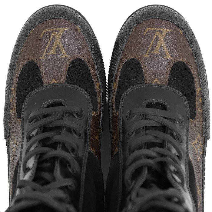 Louis Vuitton Louis Vuitton Louis Vuitton Laureate Monogram Leather Platform Boots Leather Shoes DUTY FREE for USA Size ONE SIZE - 14 Thumbnail