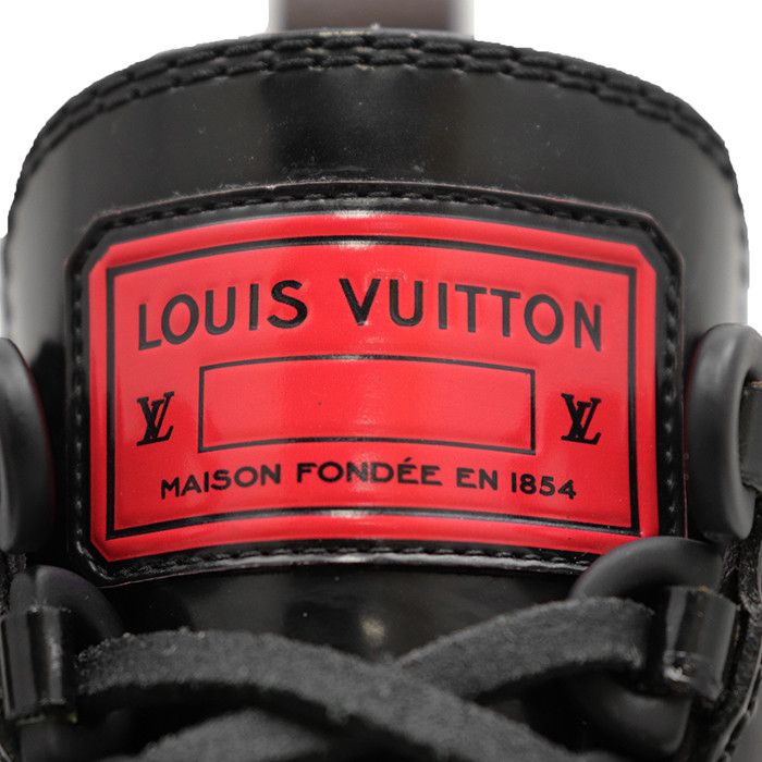 Louis Vuitton Louis Vuitton Louis Vuitton Laureate Monogram Leather Platform Boots Leather Shoes DUTY FREE for USA Size ONE SIZE - 12 Thumbnail