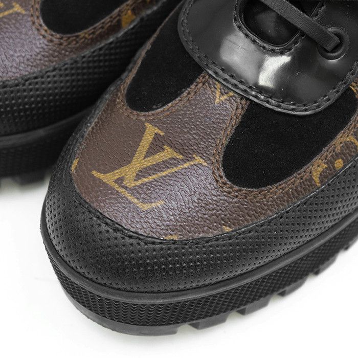 Louis Vuitton Louis Vuitton Louis Vuitton Laureate Monogram Leather Platform Boots Leather Shoes DUTY FREE for USA Size ONE SIZE - 3 Thumbnail