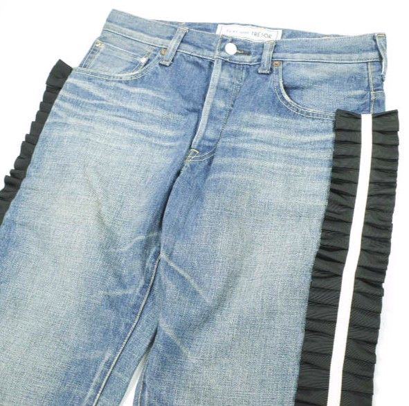 Other Other Tu es mon TRESOR Antique Jeans Denim Pants Textile Jeans AJC-3Y201061 DUTY FREE for USA Size ONE SIZE - 4 Thumbnail