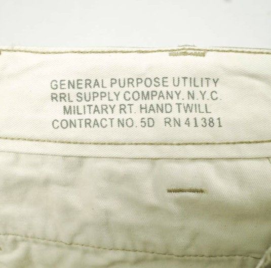 Ralph Lauren Ralph Lauren Ralph Lauren RRL OFFICERS CHINO SHORTS Cotton Shorts Textile Shorts 782504849002 DUTY FREE for USA Size ONE SIZE - 7 Thumbnail