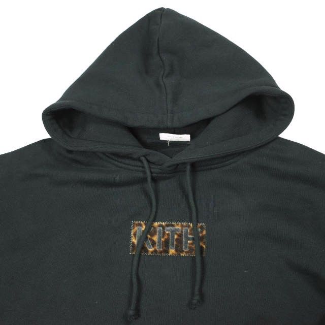 Other Other KITH NYC Classic Logo Leopard Applique Cotton Hoodie Textile Sweatshirts & Hoodies 25070060004540 DUTY FREE for USA Size ONE SIZE - 4 Thumbnail