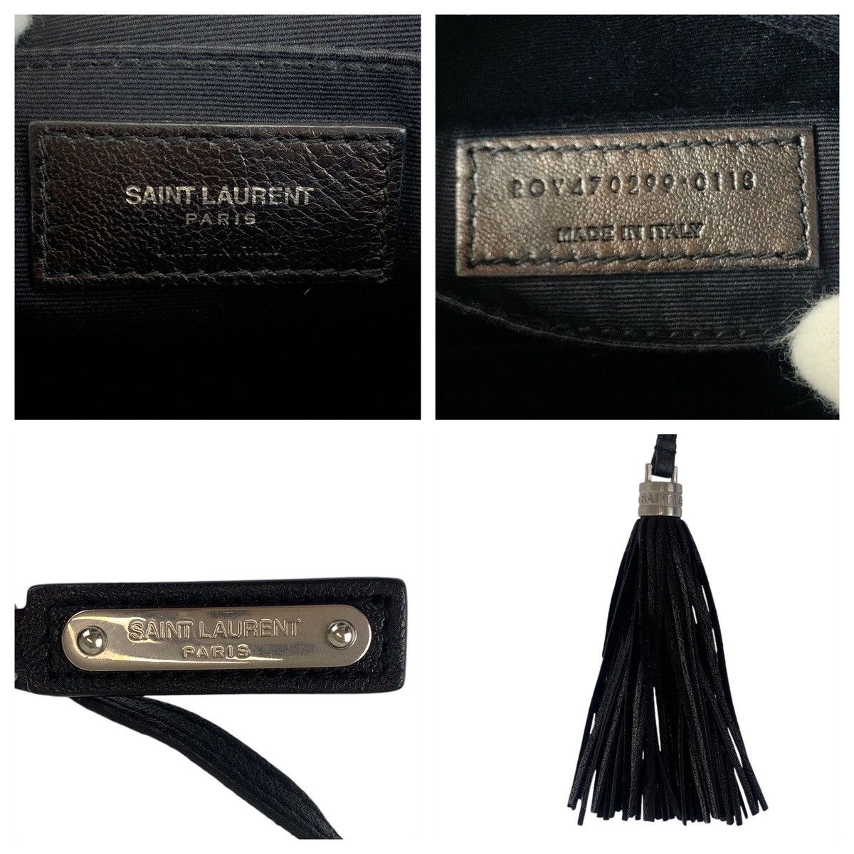 Yves Saint Laurent Yves Saint Laurent Saint Laurent Paris Leather Shoulder Bag Leather Crossbody Bag DUTY FREE for USA Size ONE SIZE - 10 Thumbnail