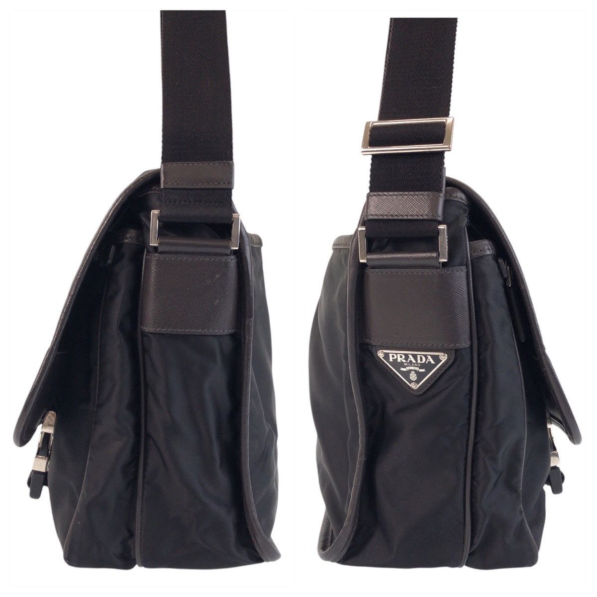 Prada Prada PRADA Tessuto Nylon Shoulder Bag Textile Shoulder Bag DUTY FREE for USA Size ONE SIZE - 7 Thumbnail