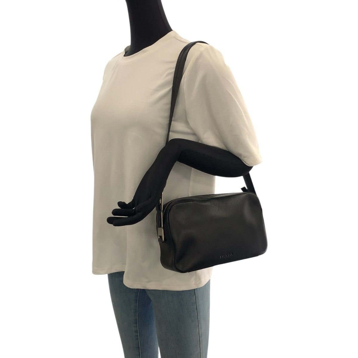 Prada Prada Prada Leather Shoulder Bag Leather Shoulder Bag DUTY FREE for USA Size ONE SIZE - 7 Thumbnail