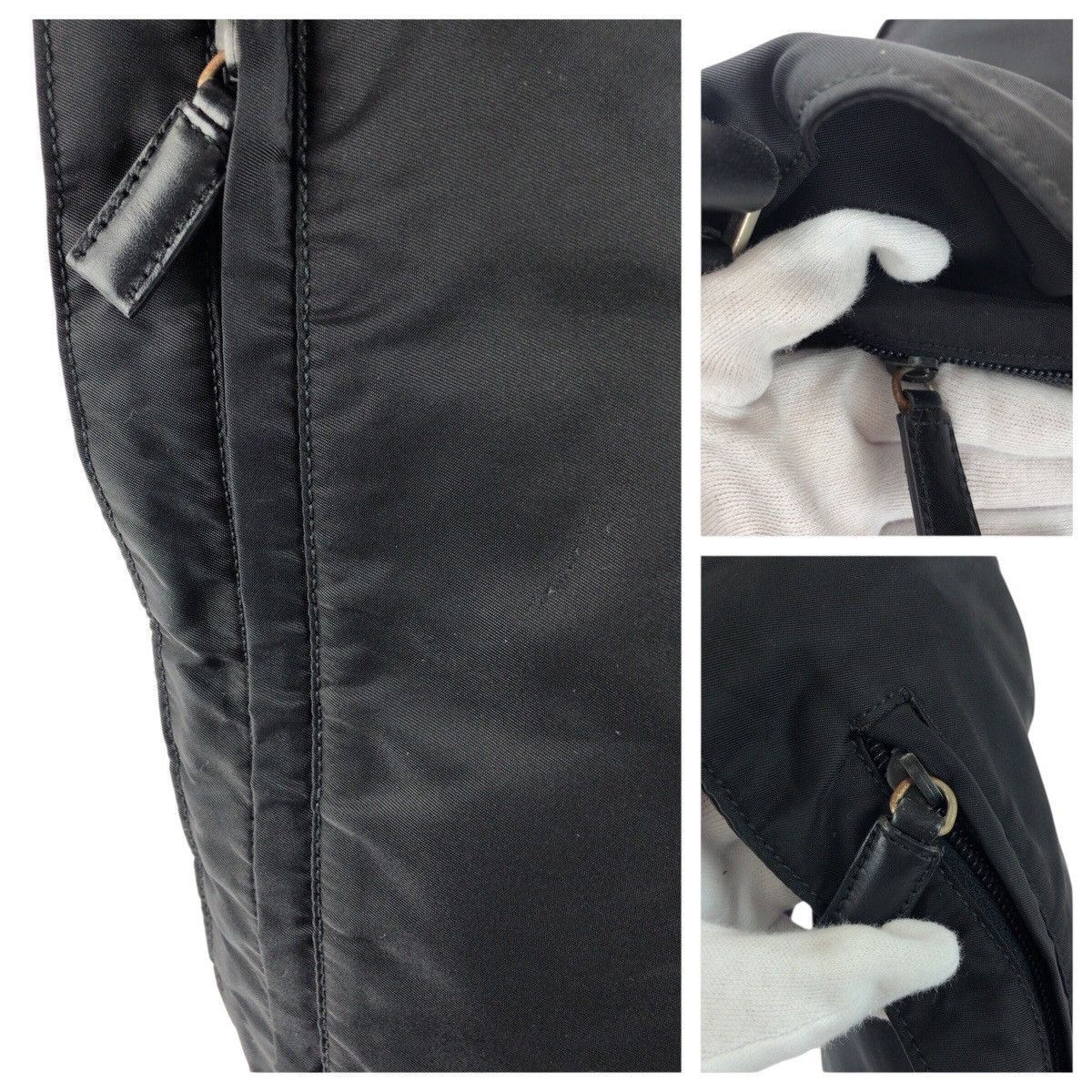Prada Prada Prada Nylon Shoulder Bag Textile Shoulder Bag DUTY FREE for USA Size ONE SIZE - 5 Thumbnail