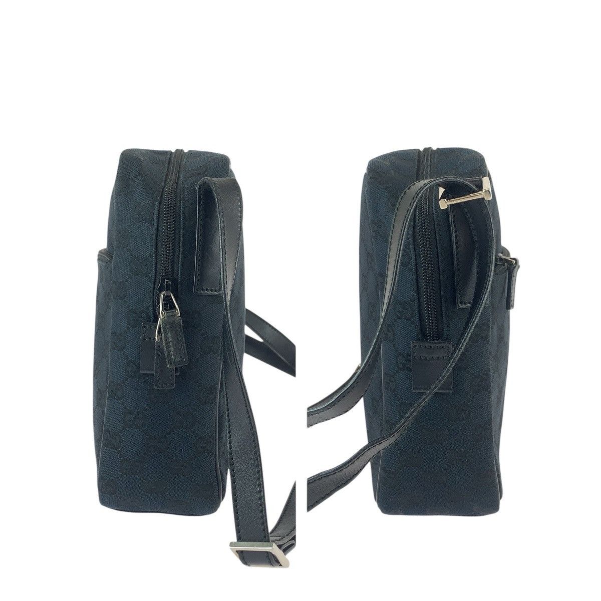 Gucci Gucci Gucci GG Canvas Leather Shoulder Bag Textile Shoulder Bag 0181612 DUTY FREE for USA Size ONE SIZE - 8 Thumbnail