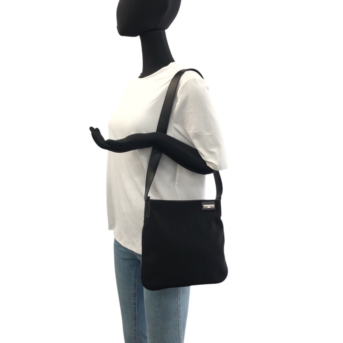 Gucci Gucci Gucci Canvas Leather Shoulder Bag Textile Shoulder Bag 0190422 DUTY FREE for USA Size ONE SIZE - 4 Thumbnail