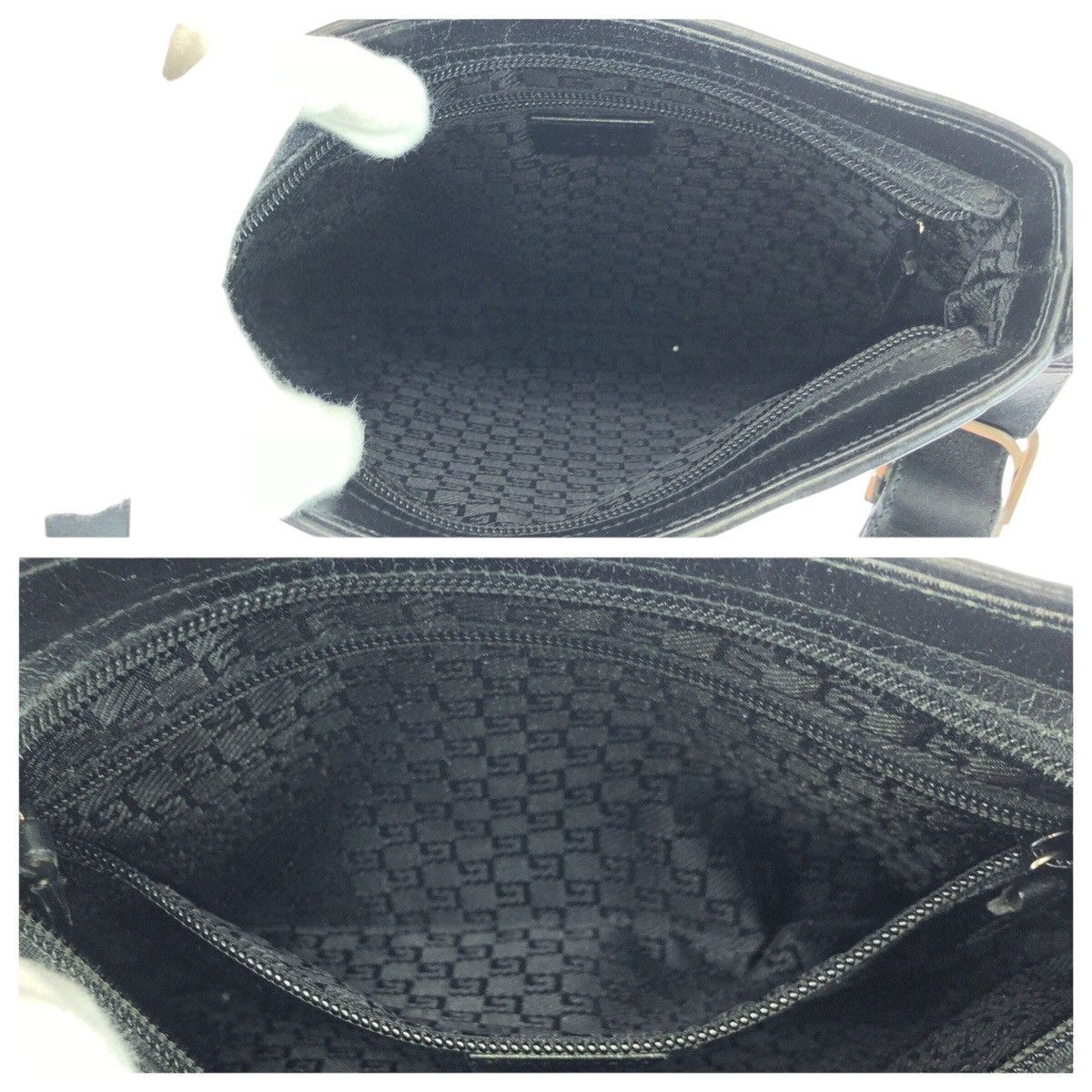 Gucci Gucci Gucci Canvas Leather Shoulder Bag Textile Shoulder Bag 0190422 DUTY FREE for USA Size ONE SIZE - 9 Thumbnail