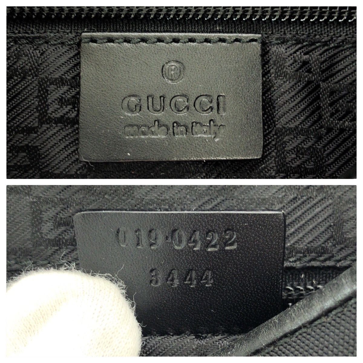 Gucci Gucci Gucci Canvas Leather Shoulder Bag Textile Shoulder Bag 0190422 DUTY FREE for USA Size ONE SIZE - 8 Thumbnail