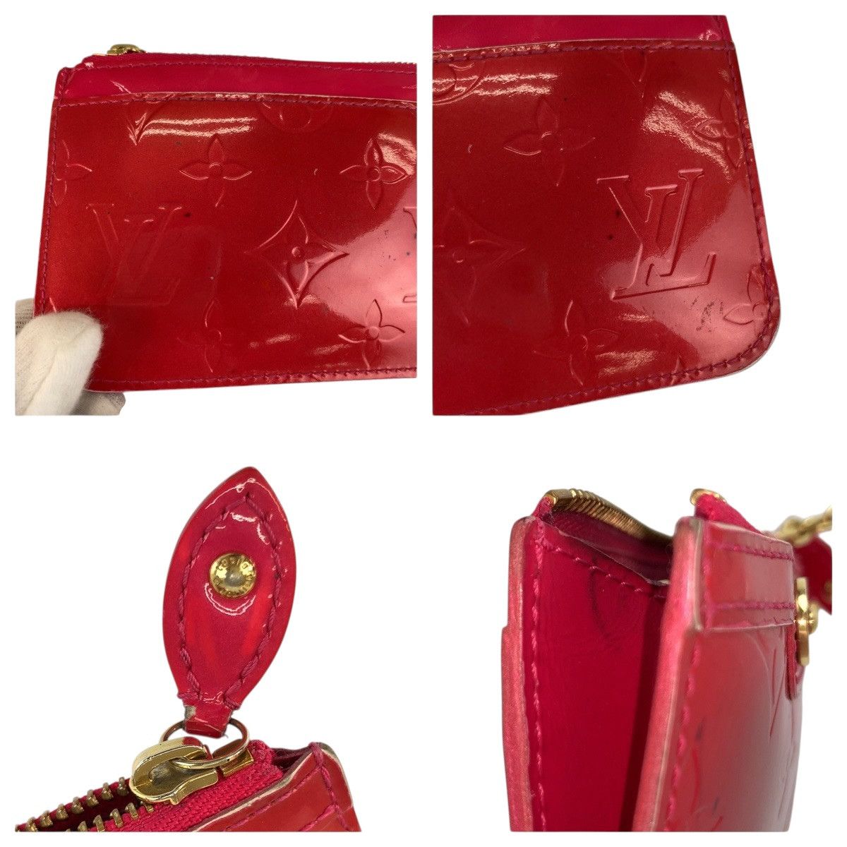 Louis Vuitton Louis Vuitton Louis Vuitton Pochette Cle Monogram Vernis Coin Case Plastic / Synthetic Coin Case M90312 DUTY FREE for USA Size ONE SIZE - 6 Thumbnail