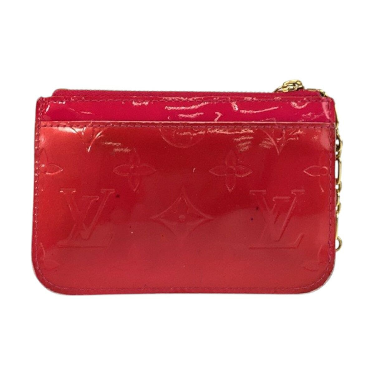 Louis Vuitton Louis Vuitton Louis Vuitton Pochette Cle Monogram Vernis Coin Case Plastic / Synthetic Coin Case M90312 DUTY FREE for USA Size ONE SIZE - 2 Thumbnail