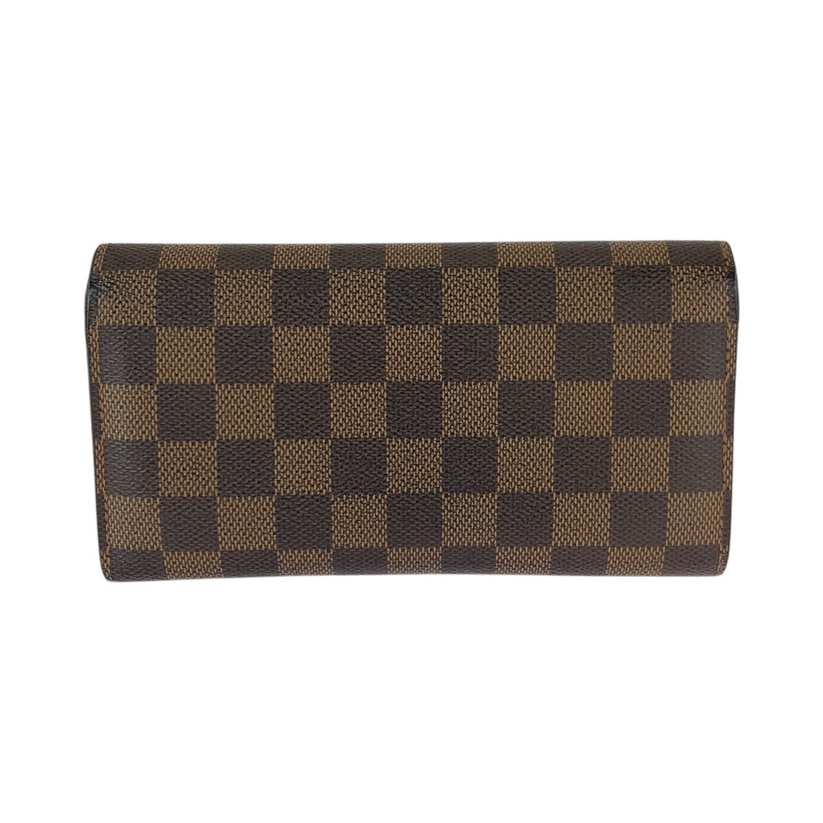 Louis Vuitton Louis Vuitton Louis Vuitton Portefeuille Sarah Damier Ebene Long Wallet Textile Long Wallet N61734 DUTY FREE for USA Size ONE SIZE - 2 Thumbnail