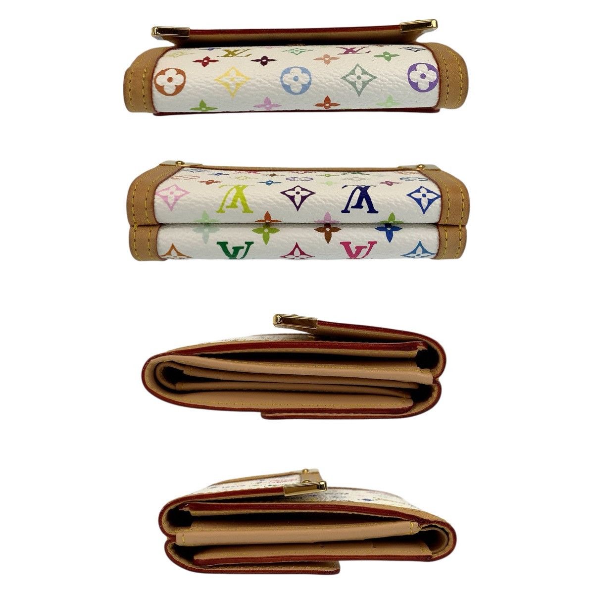 Louis Vuitton Louis Vuitton Louis Vuitton Multicolore Portemonnaie Billets Cartes compact wallet Textile Short Wallet M92983 DUTY FREE for USA Size ONE SIZE - 10 Thumbnail