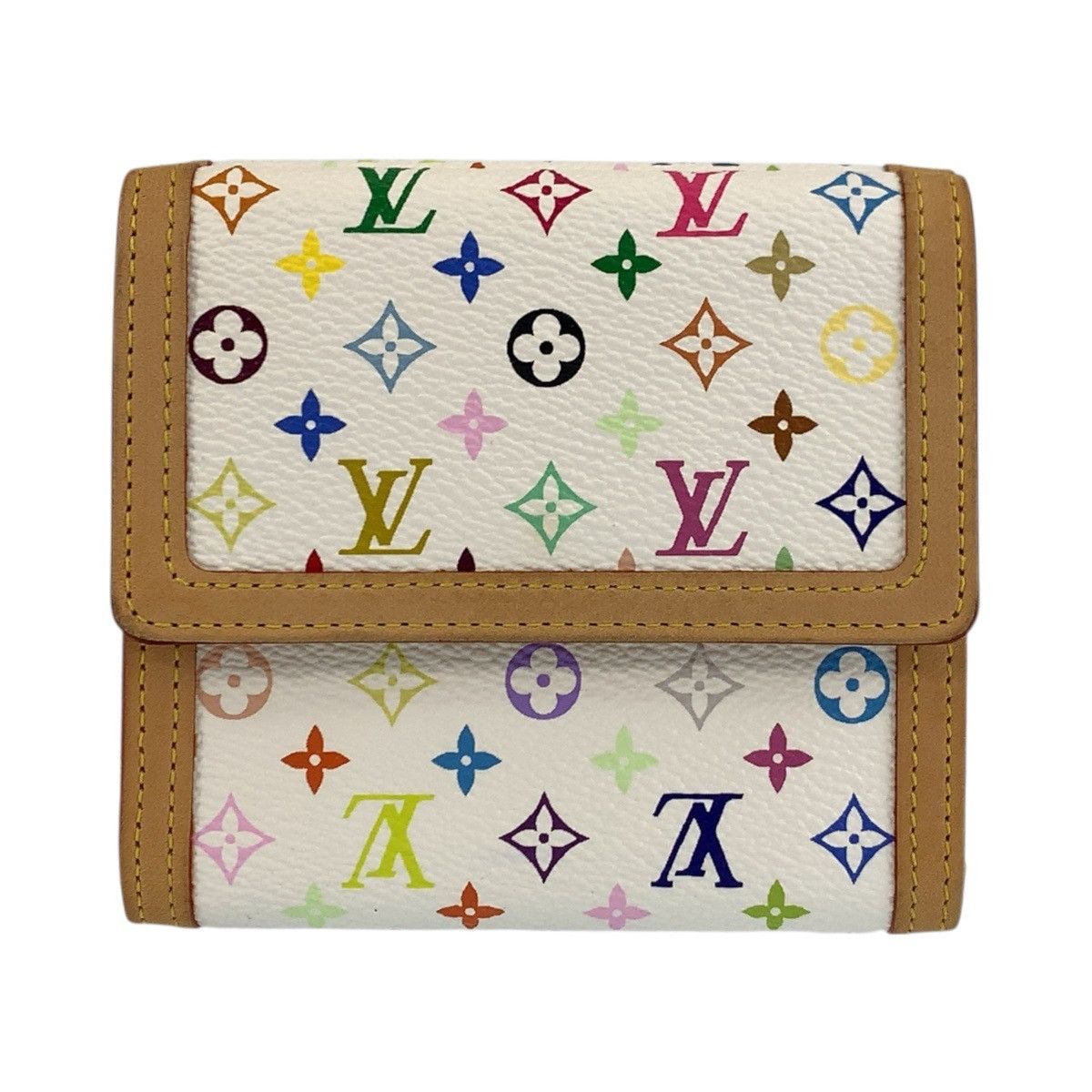 Louis Vuitton Louis Vuitton Louis Vuitton Multicolore Portemonnaie Billets Cartes compact wallet Textile Short Wallet M92983 DUTY FREE for USA Size ONE SIZE - 2 Thumbnail