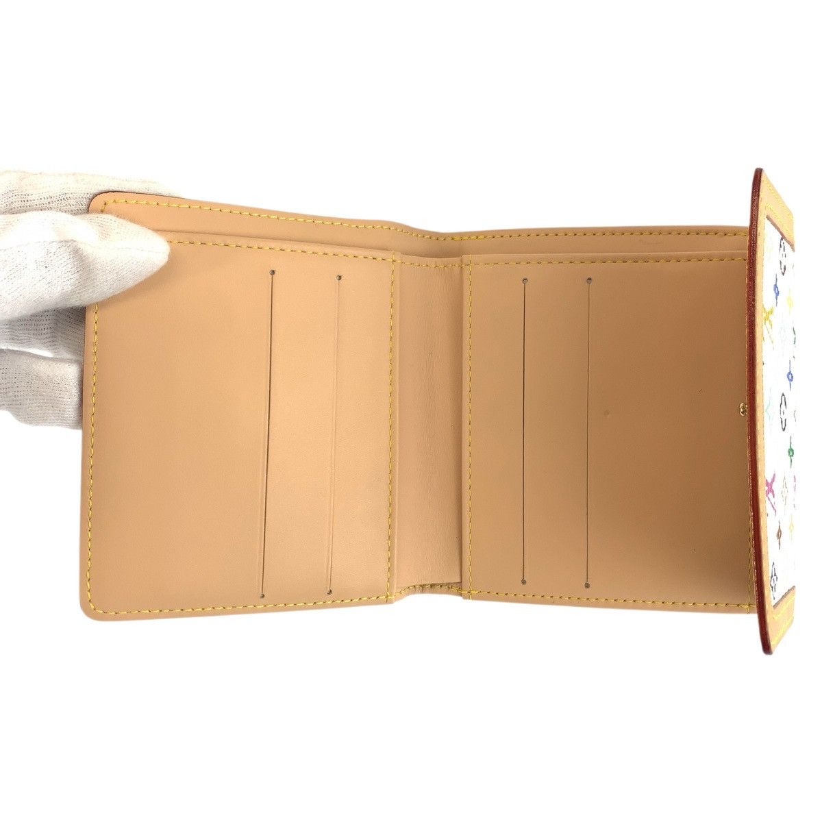 Louis Vuitton Louis Vuitton Louis Vuitton Multicolore Portemonnaie Billets Cartes compact wallet Textile Short Wallet M92983 DUTY FREE for USA Size ONE SIZE - 7 Thumbnail