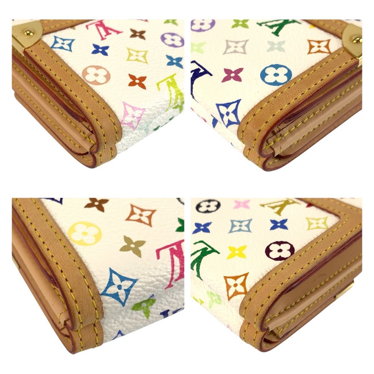 Louis Vuitton Louis Vuitton Louis Vuitton Multicolore Portemonnaie Billets Cartes compact wallet Textile Short Wallet M92983 DUTY FREE for USA Size ONE SIZE - 5 Thumbnail