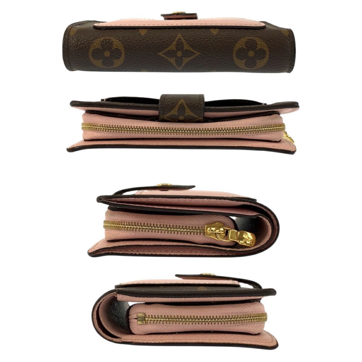 Louis Vuitton Louis Vuitton Louis Vuitton Portefeuille Juliette Monogram Wallet Textile Short Wallet M80973 DUTY FREE for USA Size ONE SIZE - 10 Thumbnail