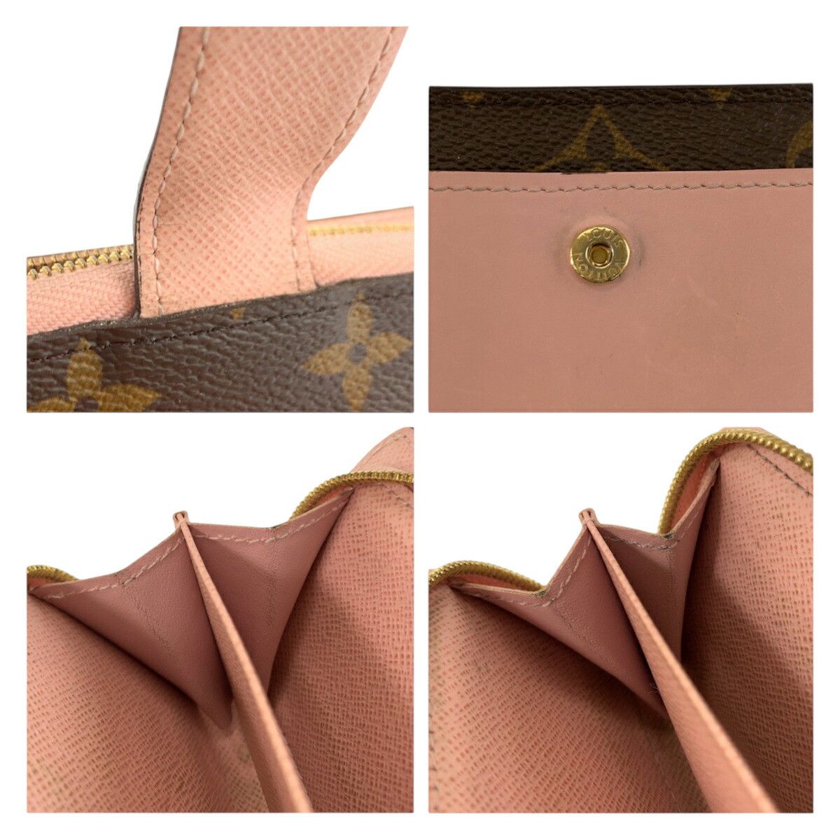Louis Vuitton Louis Vuitton Louis Vuitton Portefeuille Juliette Monogram Wallet Textile Short Wallet M80973 DUTY FREE for USA Size ONE SIZE - 9 Thumbnail