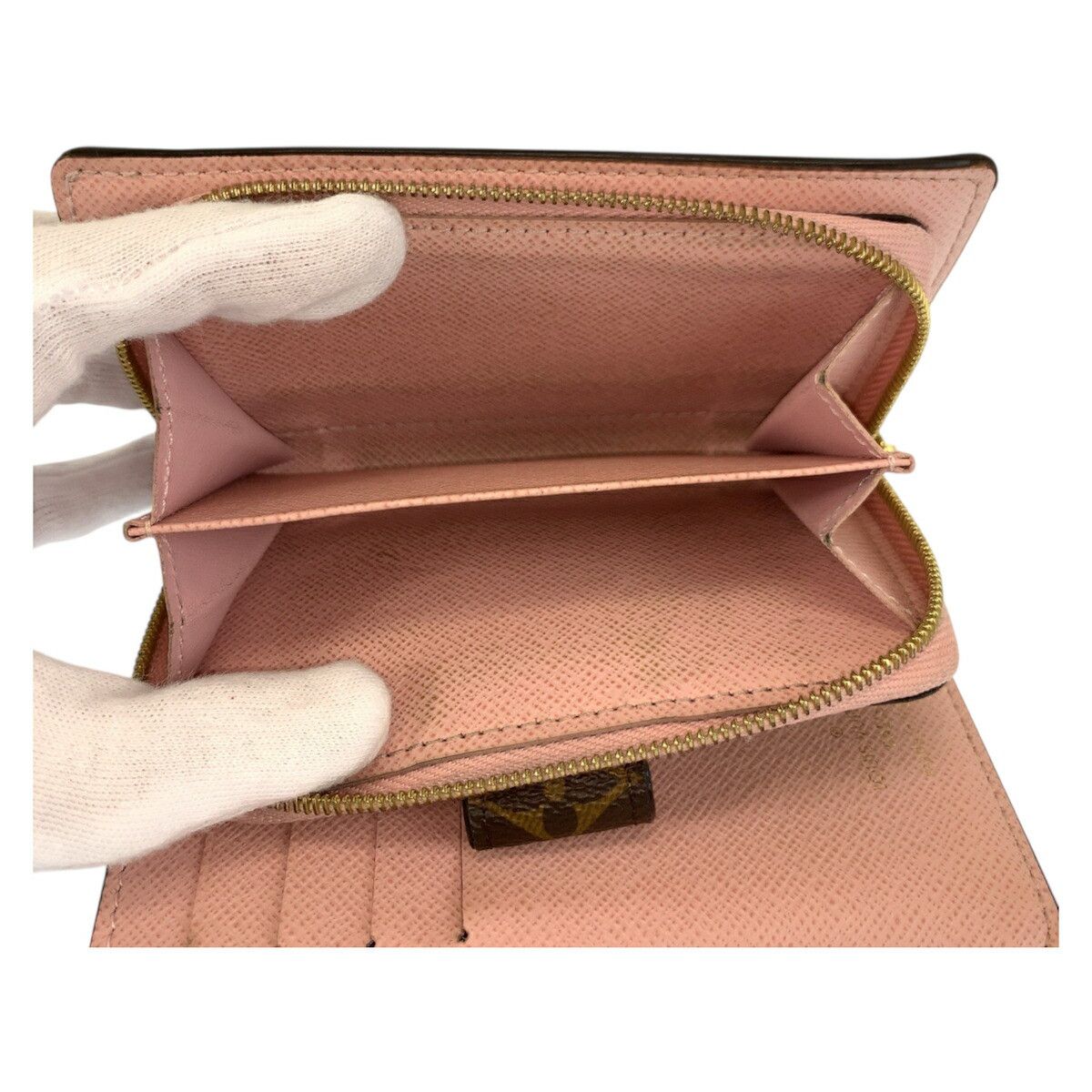 Louis Vuitton Louis Vuitton Louis Vuitton Portefeuille Juliette Monogram Wallet Textile Short Wallet M80973 DUTY FREE for USA Size ONE SIZE - 5 Thumbnail