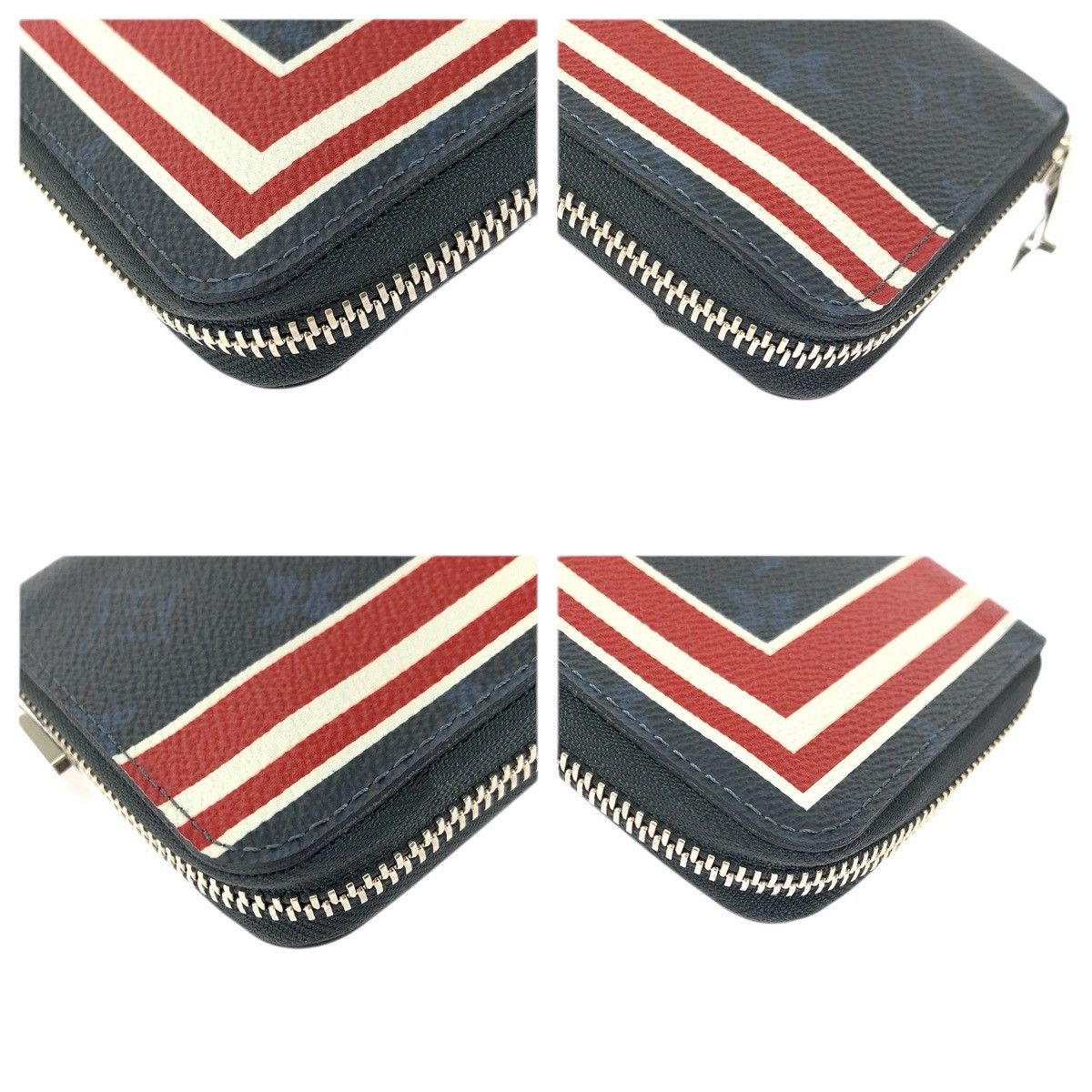 Louis Vuitton Louis Vuitton Louis Vuitton Monogram Cobalt long zip wallet Textile Long Wallet M61678 DUTY FREE for USA Size ONE SIZE - 4 Thumbnail
