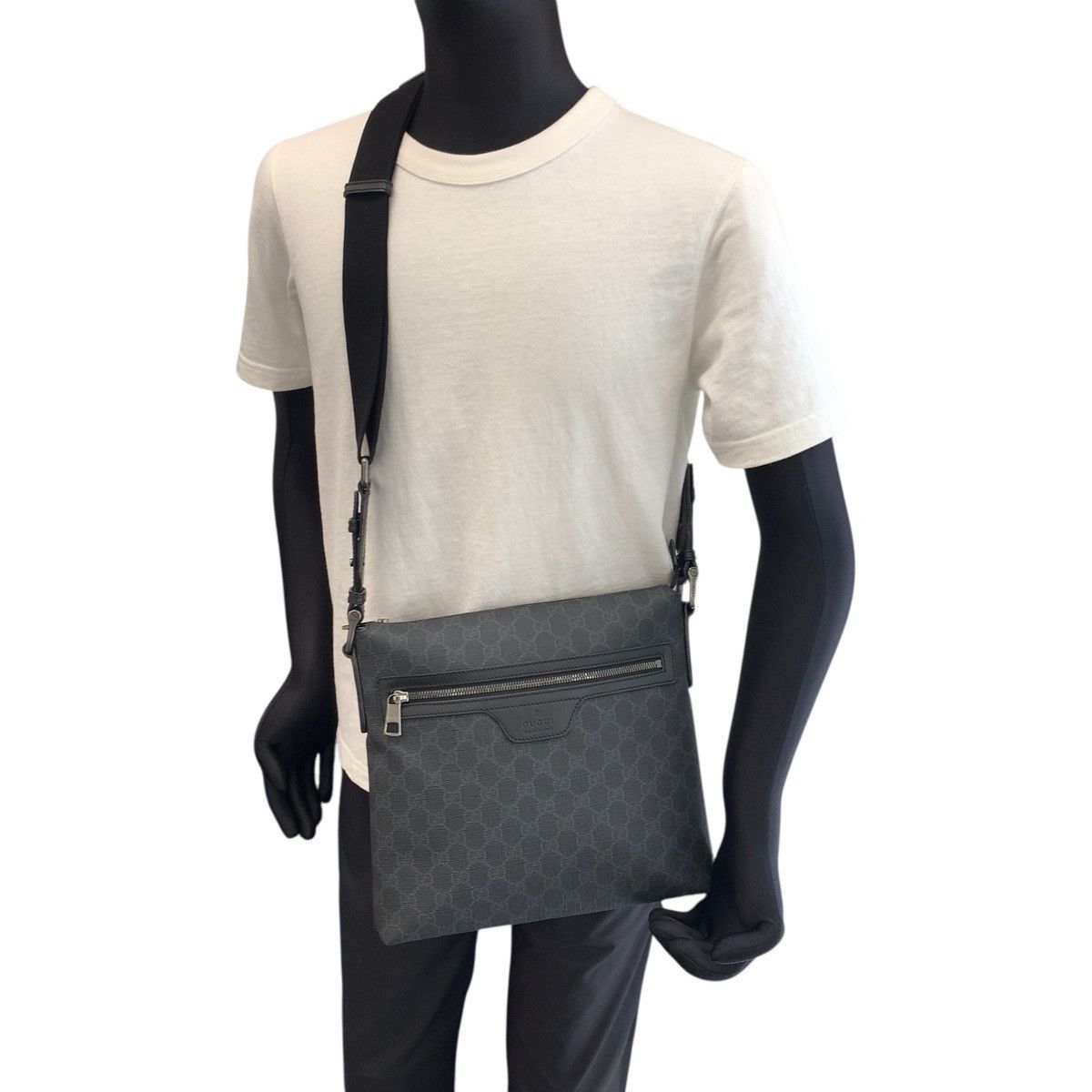 Gucci Gucci Gucci GG Supreme Canvas Leather Shoulder Bag Textile Shoulder Bag 322279 DUTY FREE for USA Size ONE SIZE - 6 Thumbnail