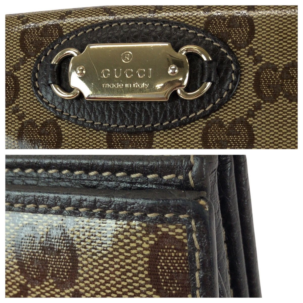 Gucci Gucci Gucci GG Crystal long wallet Plastic / Synthetic Long Wallet 231841 DUTY FREE for USA Size ONE SIZE - 6 Thumbnail