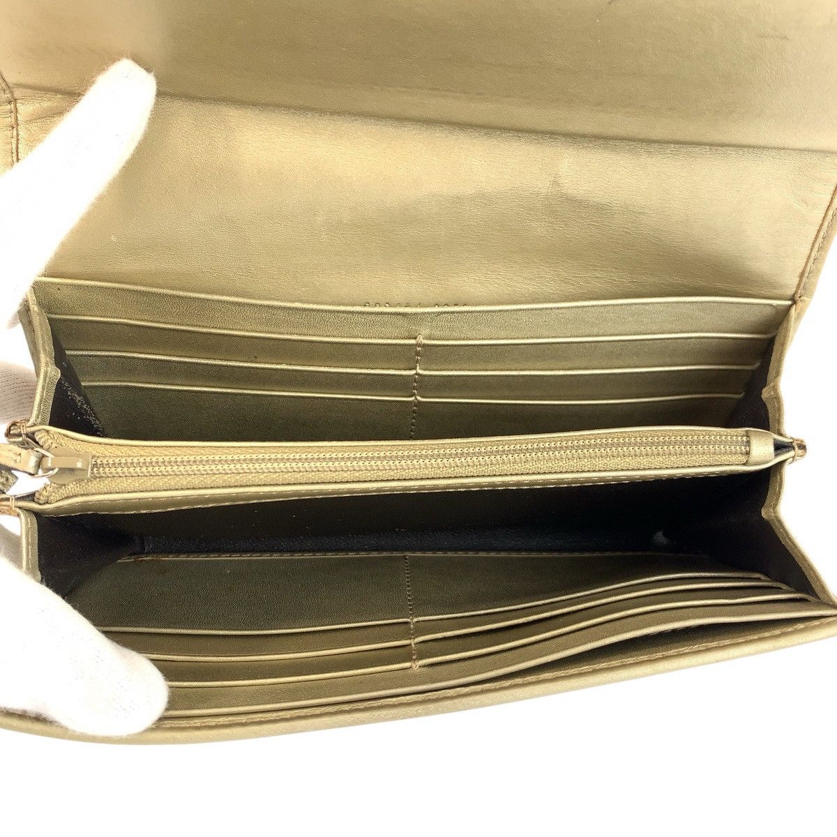 Gucci Gucci Gucci Guccissima Leather Long Wallet Leather Long Wallet 282434 DUTY FREE for USA Size ONE SIZE - 8 Thumbnail
