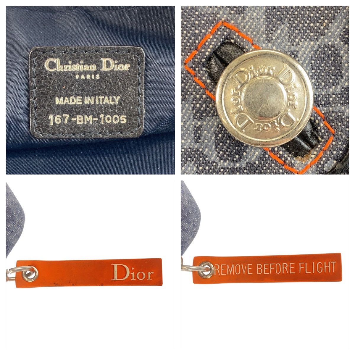 Dior Dior Dior Trotter Flight Line Canvas Shoulder Bag Textile Shoulder Bag DUTY FREE for USA Size ONE SIZE - 3 Thumbnail
