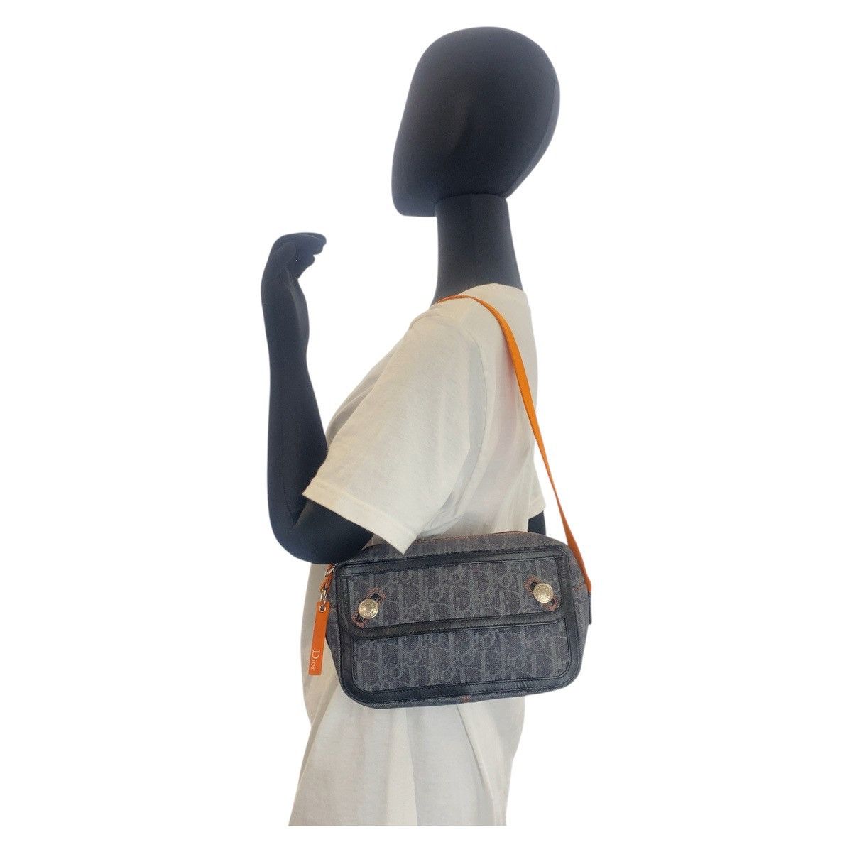 Dior Dior Dior Trotter Flight Line Canvas Shoulder Bag Textile Shoulder Bag DUTY FREE for USA Size ONE SIZE - 4 Thumbnail