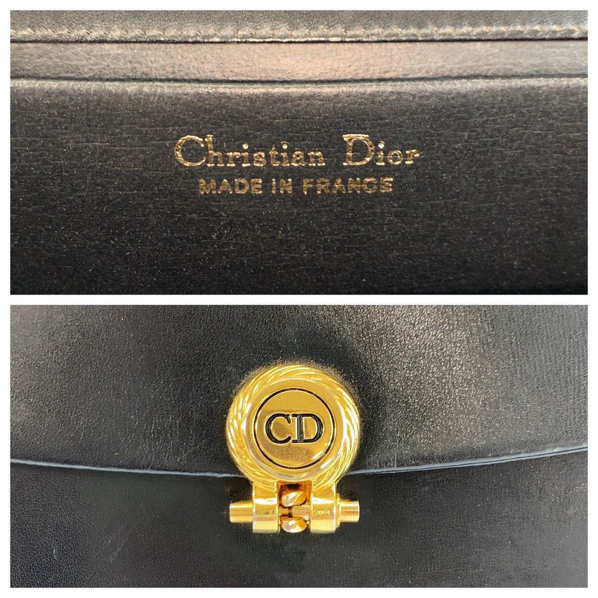 Dior Dior Christian Dior Leather Chain Shoulder Bag Leather Shoulder Bag DUTY FREE for USA Size ONE SIZE - 3 Thumbnail