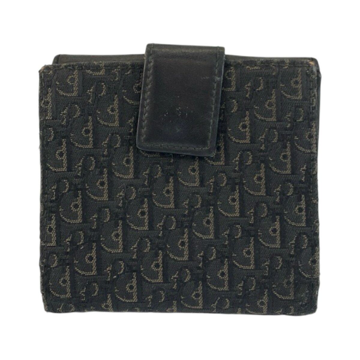 Dior Dior Christian Dior Trotter Canvas Leather Wallet Textile Short Wallet TR0072 DUTY FREE for USA Size ONE SIZE - 2 Thumbnail