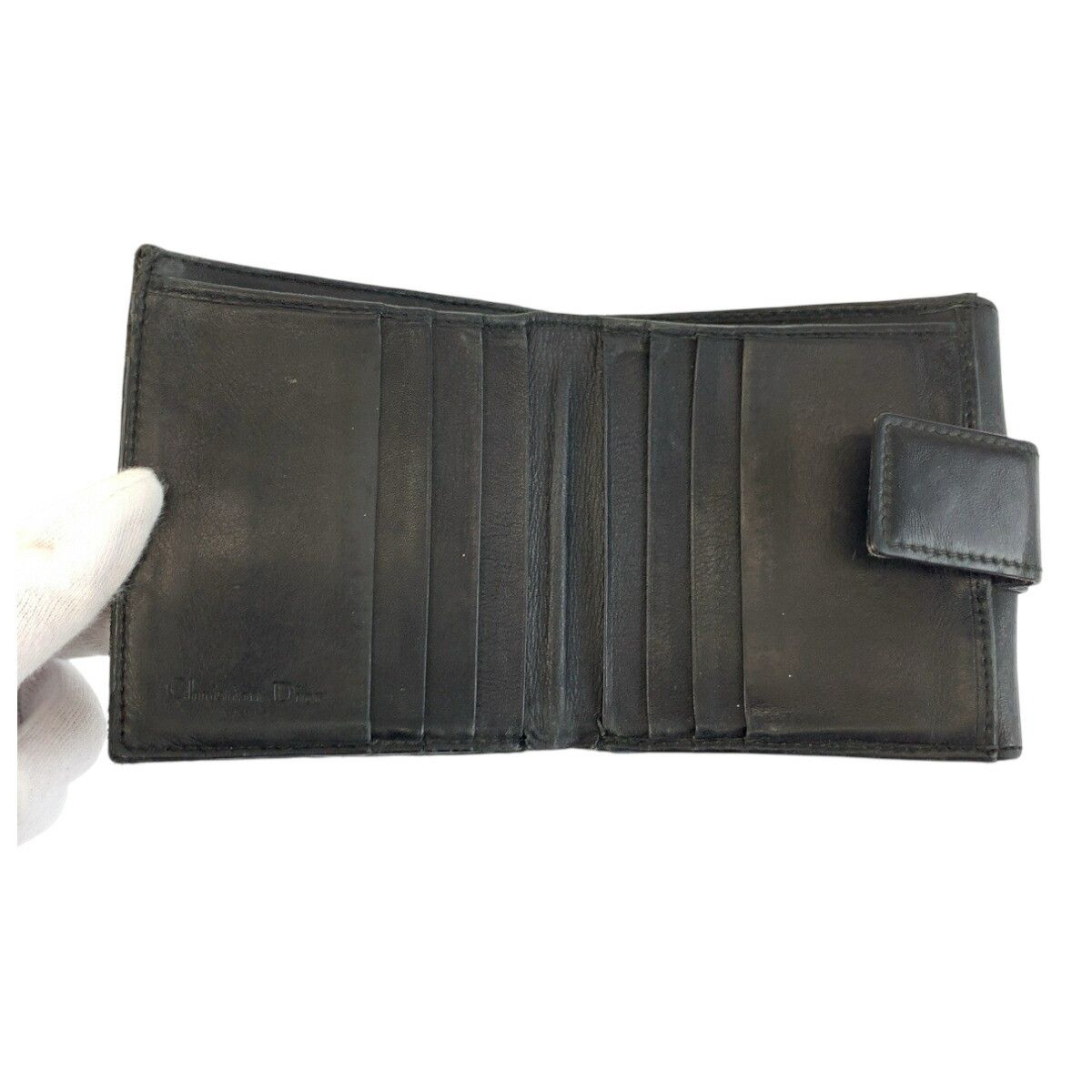 Dior Dior Christian Dior Trotter Canvas Leather Wallet Textile Short Wallet TR0072 DUTY FREE for USA Size ONE SIZE - 7 Thumbnail