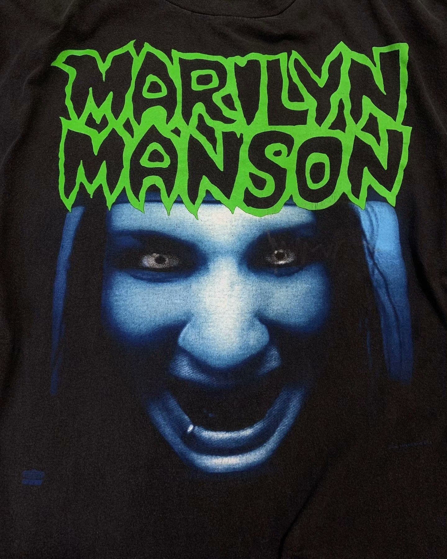 Marilyn Manson Marilyn Manson Green Ghost Vintage T Size US M / EU 48-50 / 2 - 4 Thumbnail