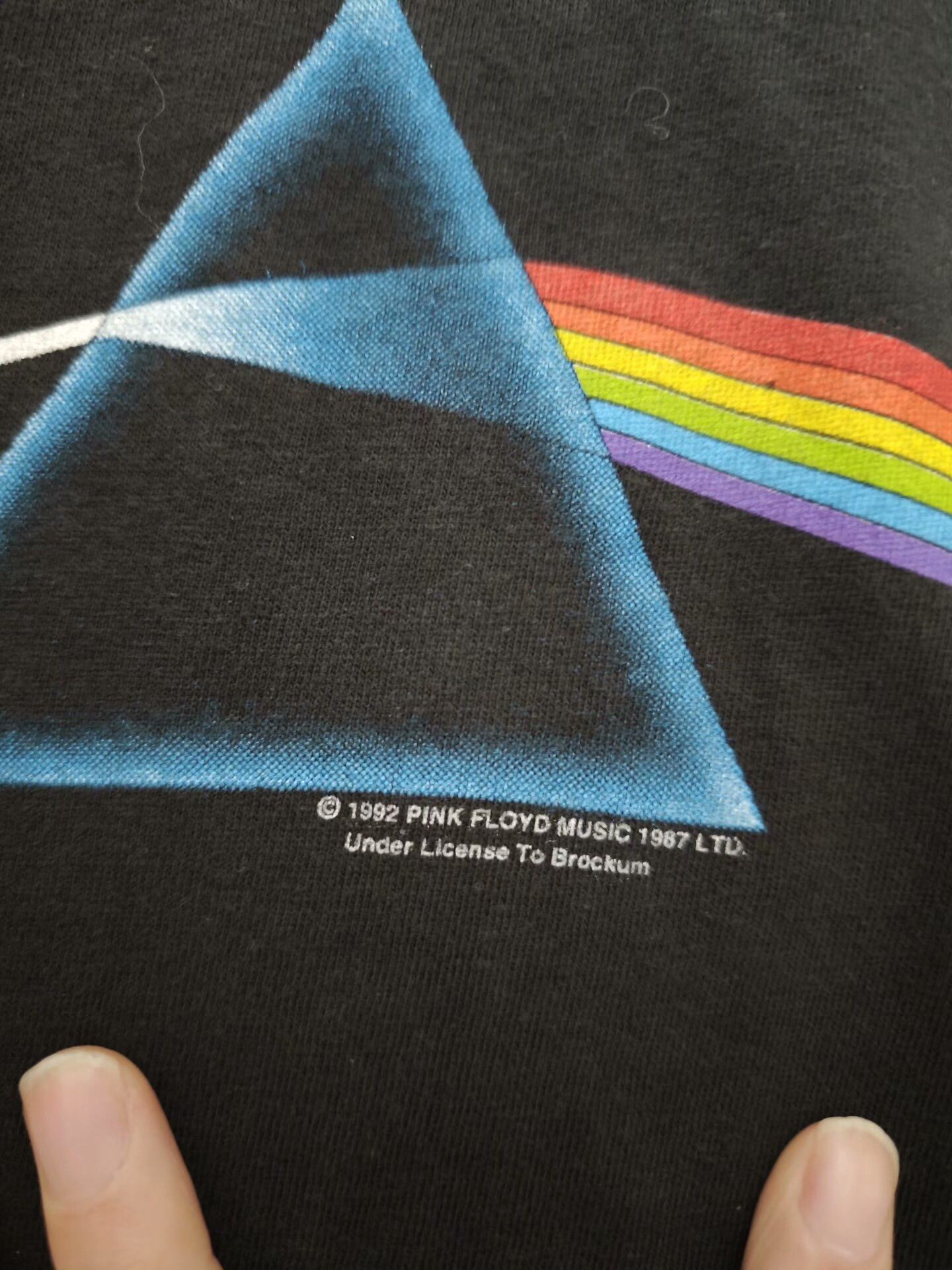 Travis Scott Travis Scott Pink Floyd Dark Side Vintage T Size US M / EU 48-50 / 2 - 6 Thumbnail