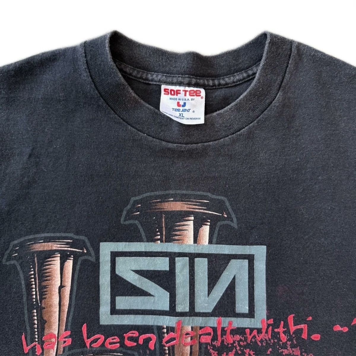 Vintage Nine Inch Nails 1994 Vintage Tour T-Shirt Size US M / EU 48-50 / 2 - 3 Thumbnail