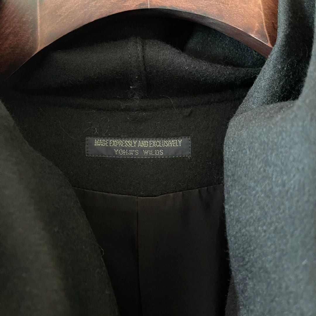 Yohji Yamamoto Yohji Yamamoto Belted Hooded Cashmere Coat Size US M / EU 48-50 / 2 - 4 Thumbnail