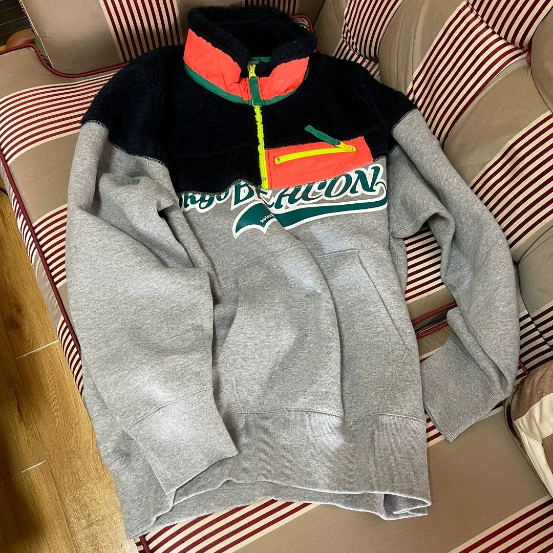 Kolor Kolor 21AW Fleece Spliced Sweatshirt Size US M / EU 48-50 / 2 - 2 Thumbnail