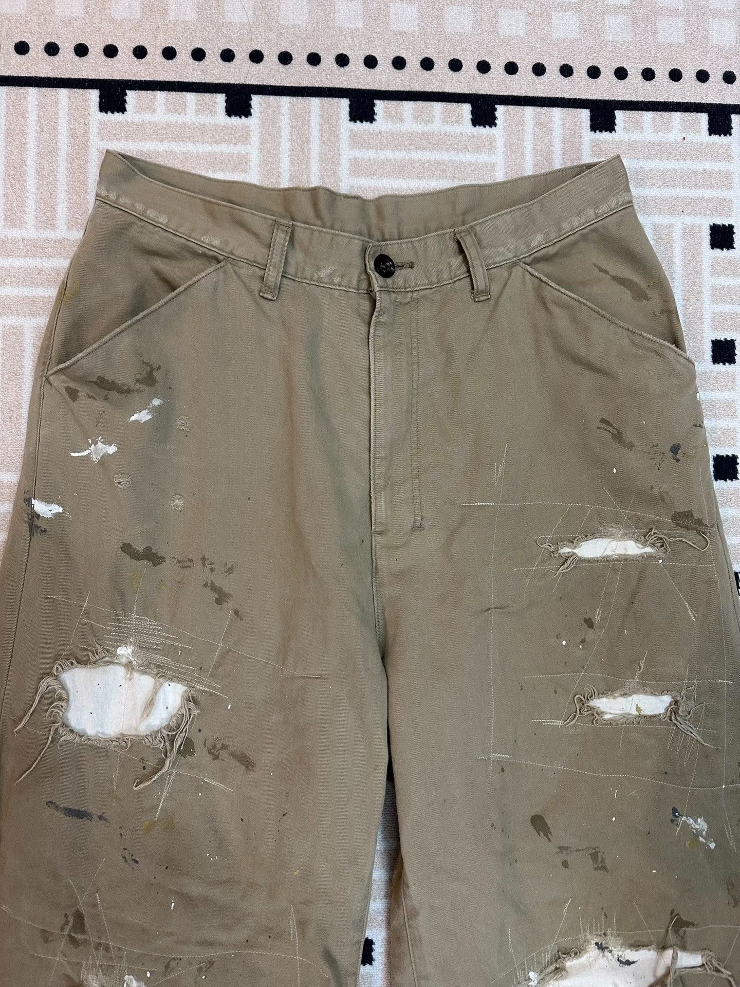 Other ANCELLM REMAKE WIDE CHINO TROUSERS Size US 26 / EU 42 - 2 Thumbnail